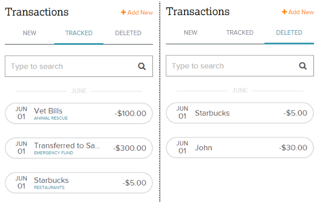 EveryDollar-Budget-Savings-Track-Transaktionen