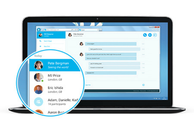 Skype-für-Web-Screenshot