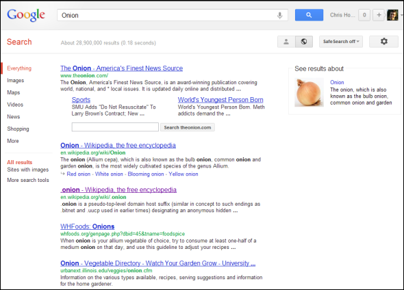 Google Knowledge Graph