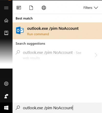 Microsoft Outlook-Befehl