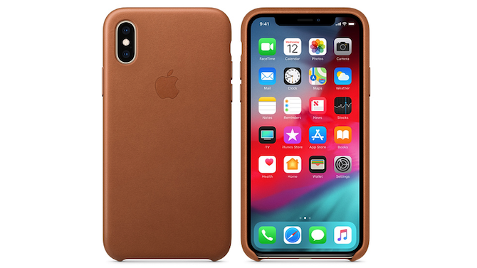 iPhone XS Ledertasche