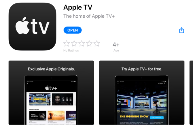 Apple TV im App Store