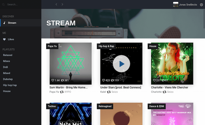 Soundcloud Apps zum Streamen entdecken Download Musik auryo