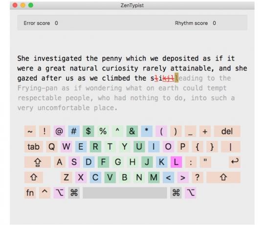 ZenTypist Typing App für Mac