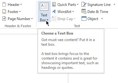 Verwenden Sie diesen Trick für eine bessere Tabellenpositionierung im Microsoft Word MSWord-Textfeld