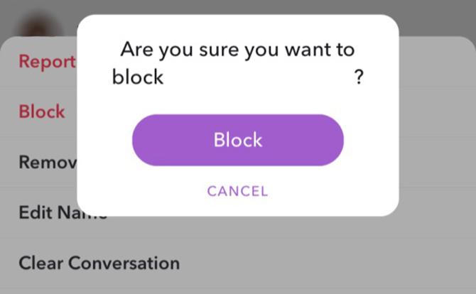 Was passiert, wenn Sie jemanden auf Snapchat blockieren?