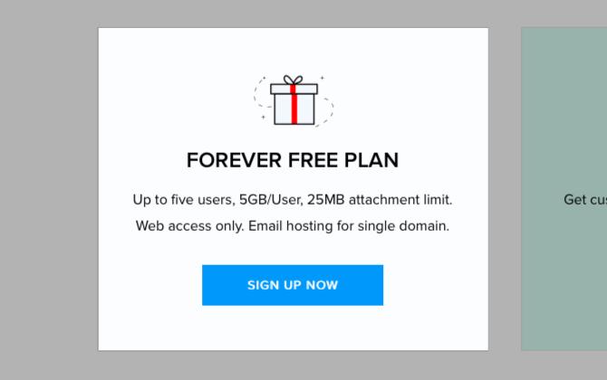 Details zu Zohos Forever Free-Plan