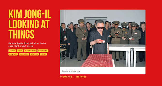 kim jong il schaut sich die dinge an