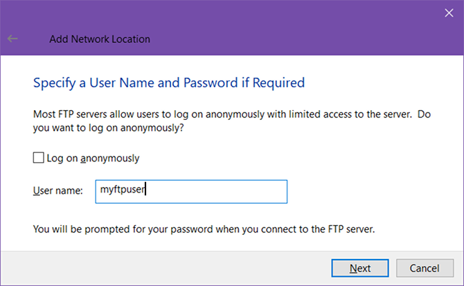 So verwandeln Sie Windows File Explorer in einen FTP-Client Windows 10 ftp Benutzername