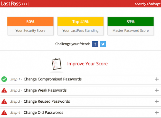 Online-Sicherheit - Lastpass Security Challenge