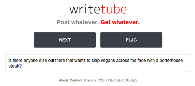 Writetube-Veganer