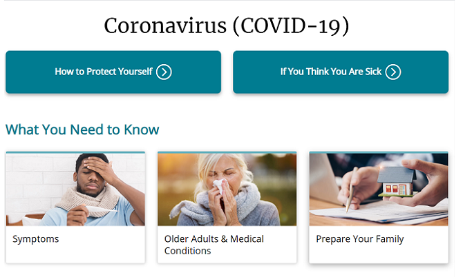cdc coronavirus covid-19 informationen