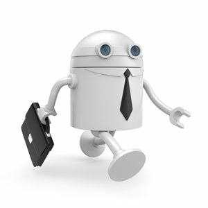 Andmade Share verbessert die Art und Weise, wie Sie teilen, und bietet Ihnen mehrere Freigabeoptionen [Android 2.1+] Shutterstock Robot Businessman