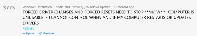 Windows 10 Windows-Feedback-Treiber