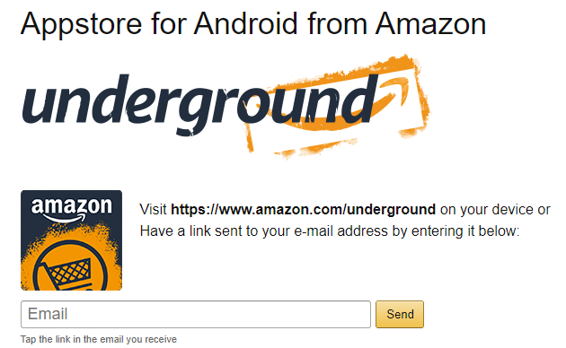 So installieren Sie den Amazon Appstore auf Android Amazon Appstore-E-Mail