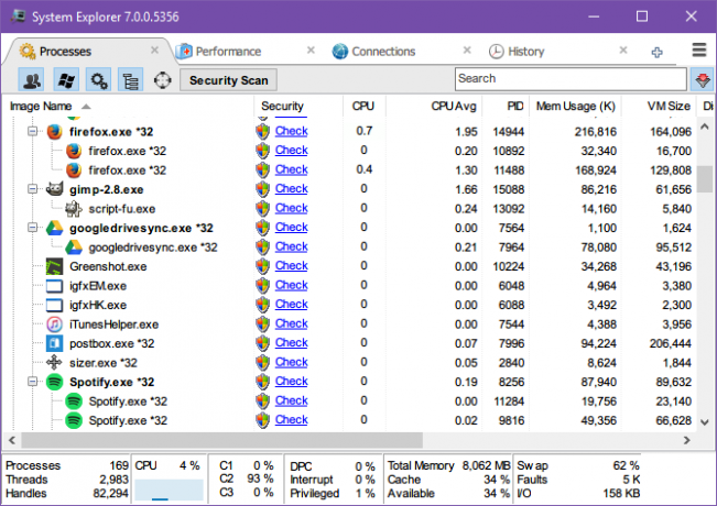 5 Leistungsstarke Alternativen zum Windows Task-Manager Windows 10 Task-Manager-System-Explorer 2