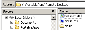 Tragbares Remotedesktop-Verzeichnis