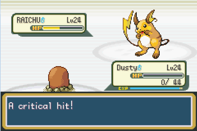 Pokemon Critical Hit