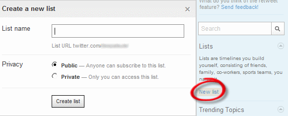 So erstellen, entdecken und folgen Sie Twitter-Listen TwitterNewList