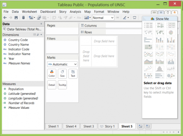 Zeigen, nicht erzählen! Erstellen einer interaktiven Datenvisualisierung mit Tableau Public tableau public worksheet1 e1408346997289