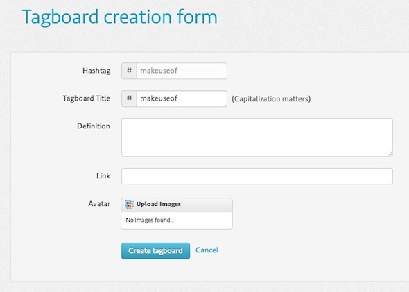 Durchsuchen von Hashtags in sozialen Netzwerken mit Tagboard Erstellen Sie ein Tagboard