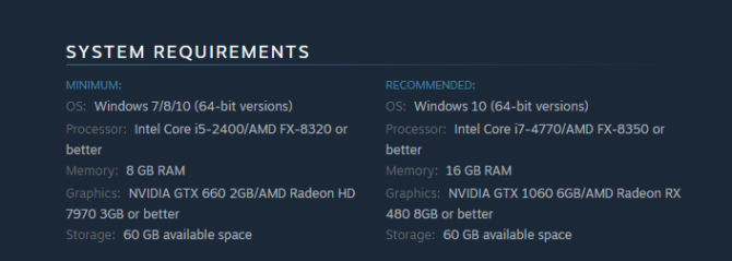 So kaufen Sie einen billigen Gaming-PC mit einer Nvidia-Grafikkarte entehrt 2 Systemanforderungen e1485981280816