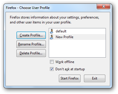 Firefox-Profile