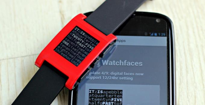 Pebble Smartwatch Bewertung